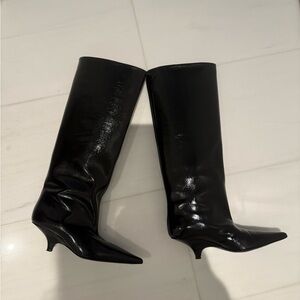 Toteme Patent The Wedge Heel Boot